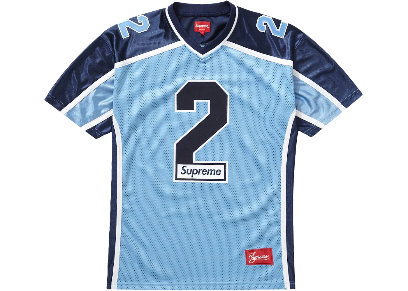 Supreme Above All Football Jersey Light Blue - 1