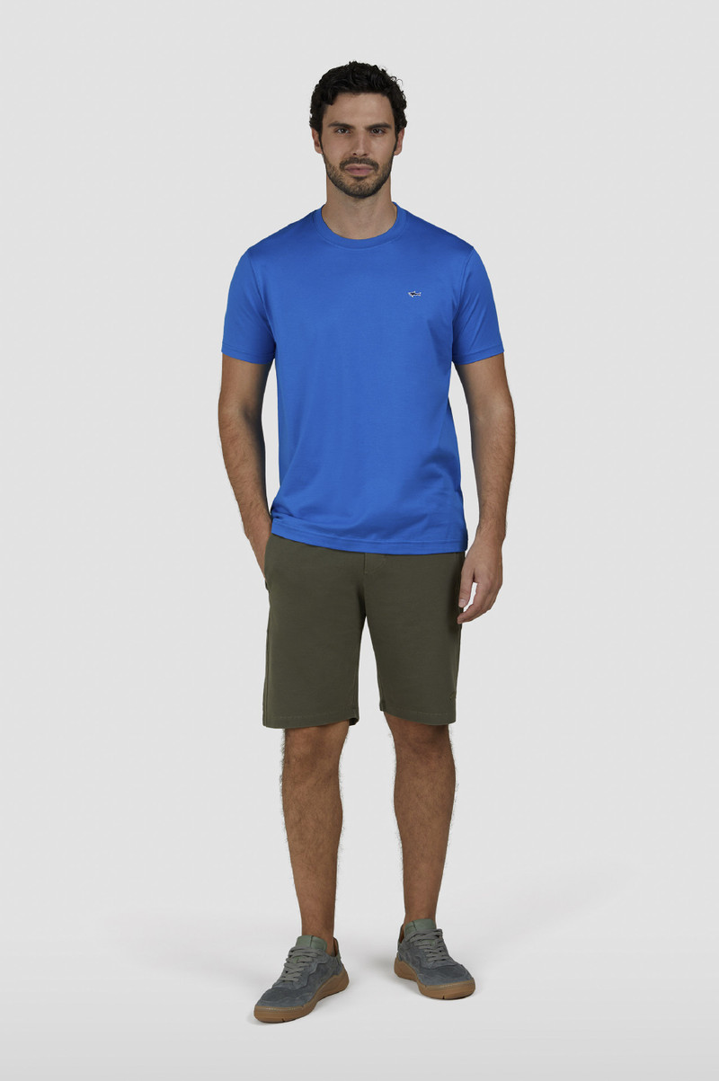 Paul & Shark GARMENT-DYED BERMUDA IN X-SOFT FLEECE COTTON outlook