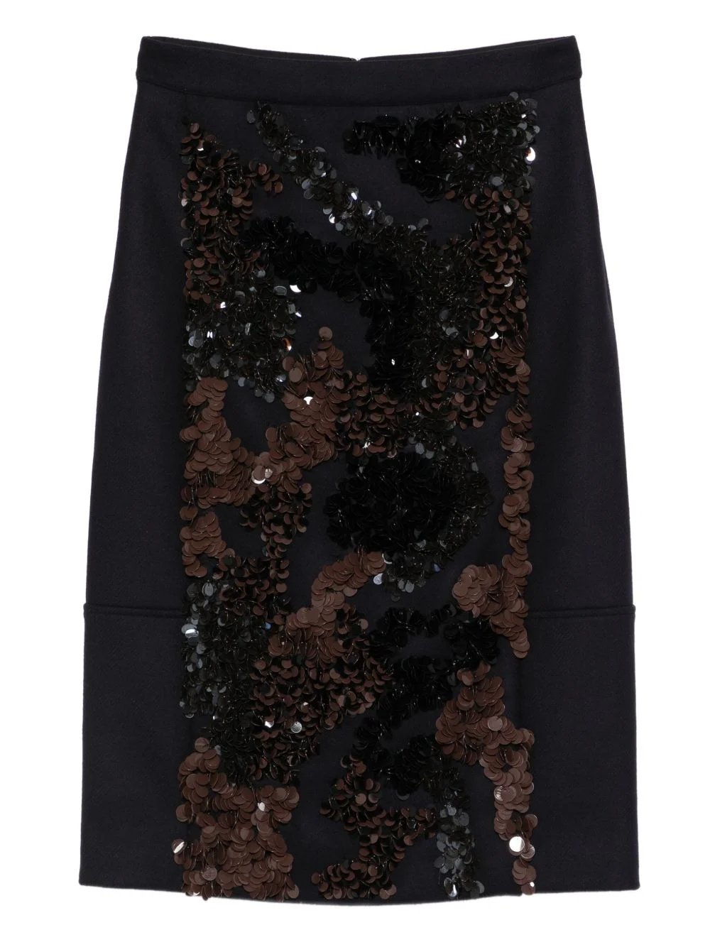 sequin-embellished midi skirt - 1