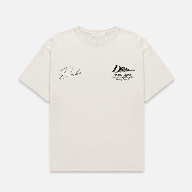DR Sketch Helmet Vintage White T-Shirt 3