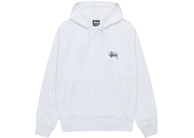 Stüssy Stussy Built In USA Hoodie Ash Heather outlook