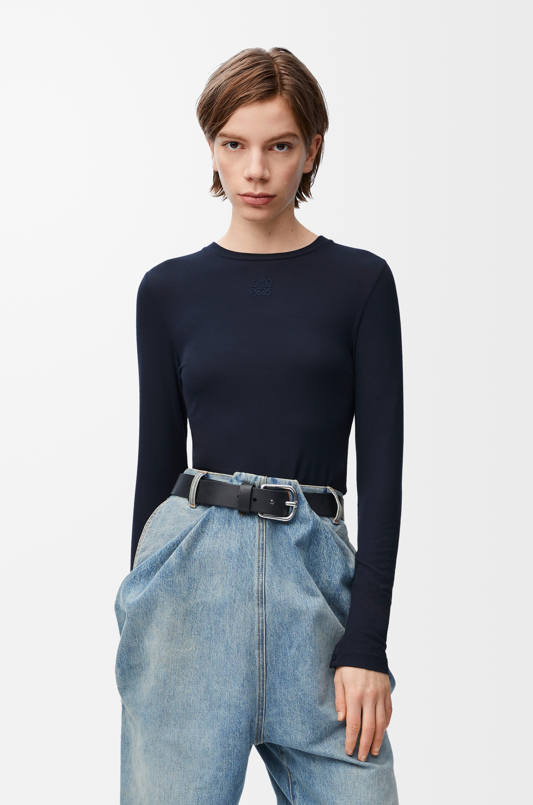 Long sleeve top in modal - 3