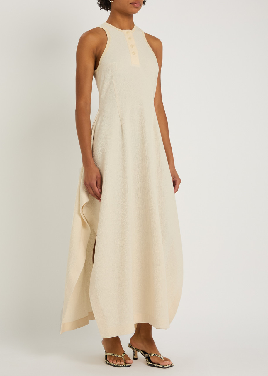 Nanushka Thoose Draped Crepe Maxi Dress - 2