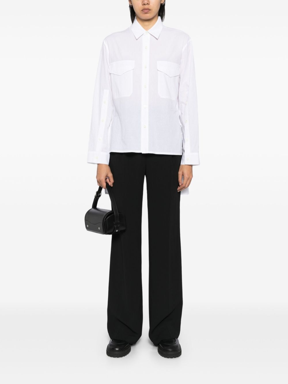 crease-effect shirt - 2