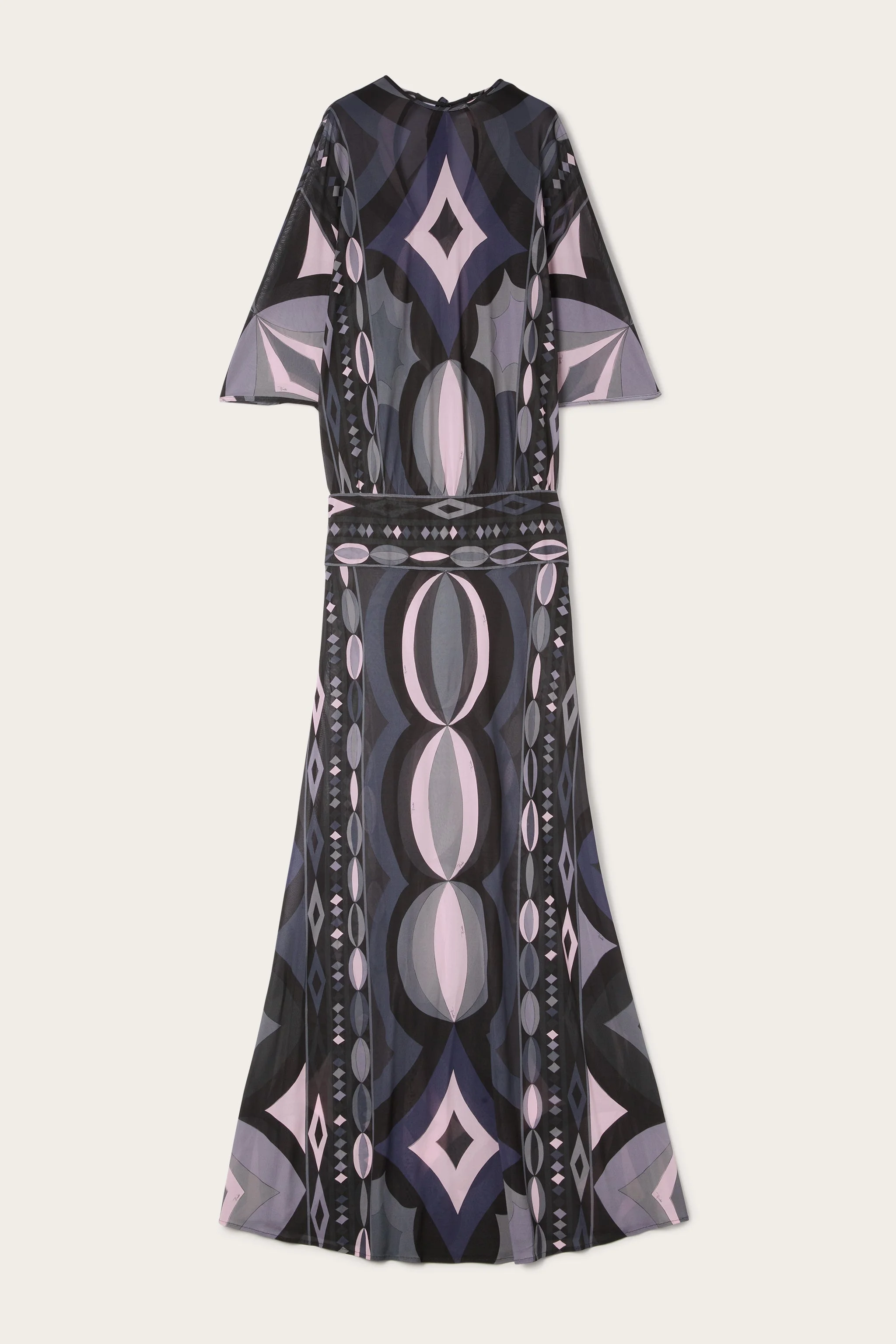 COLLANE PRINT LONG DRESS - 1