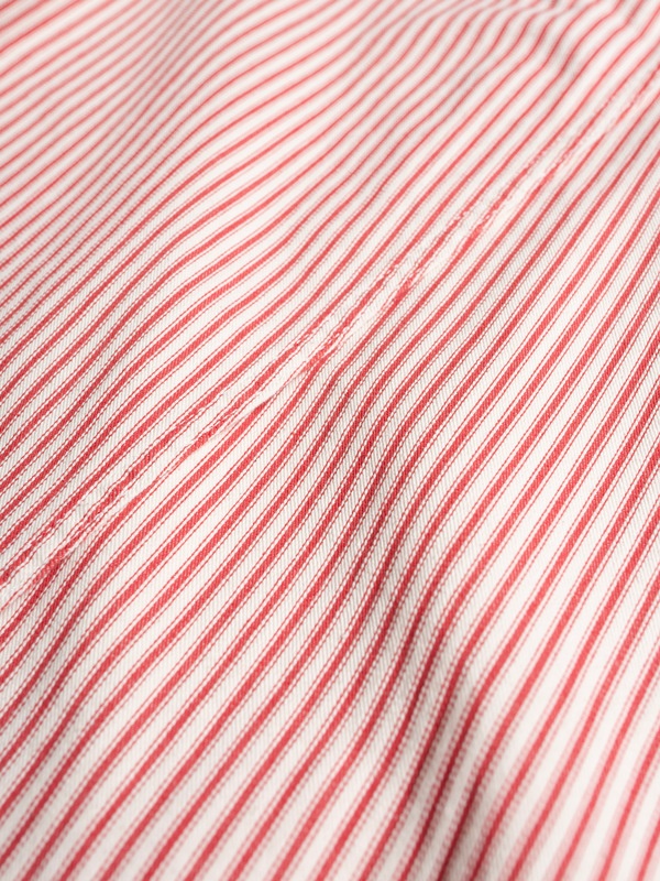 Irma Striped Denim Skirt Red/White - 6