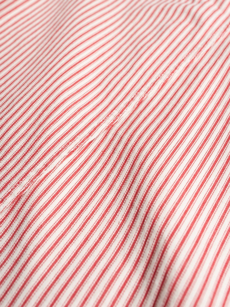 Irma Striped Denim Skirt Red/White 6
