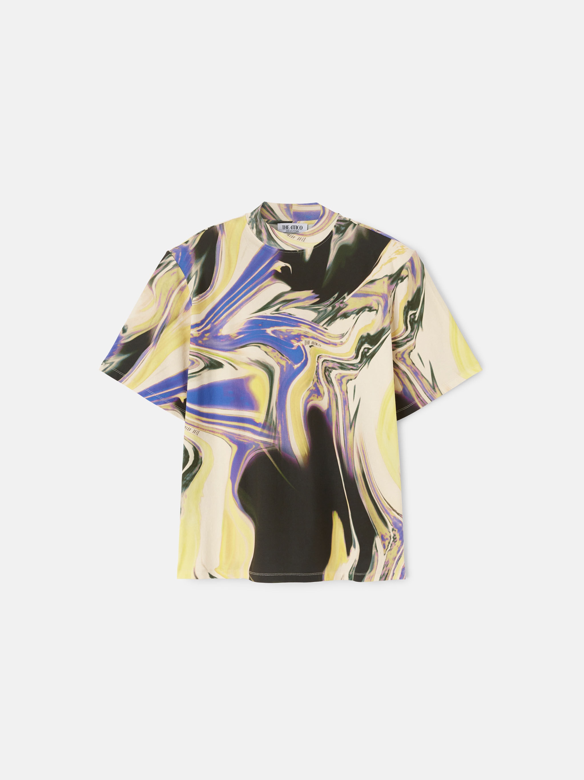 ''BELLA'' LAVENDER, SUNFLOWER E IVORY T-SHIRT - 1
