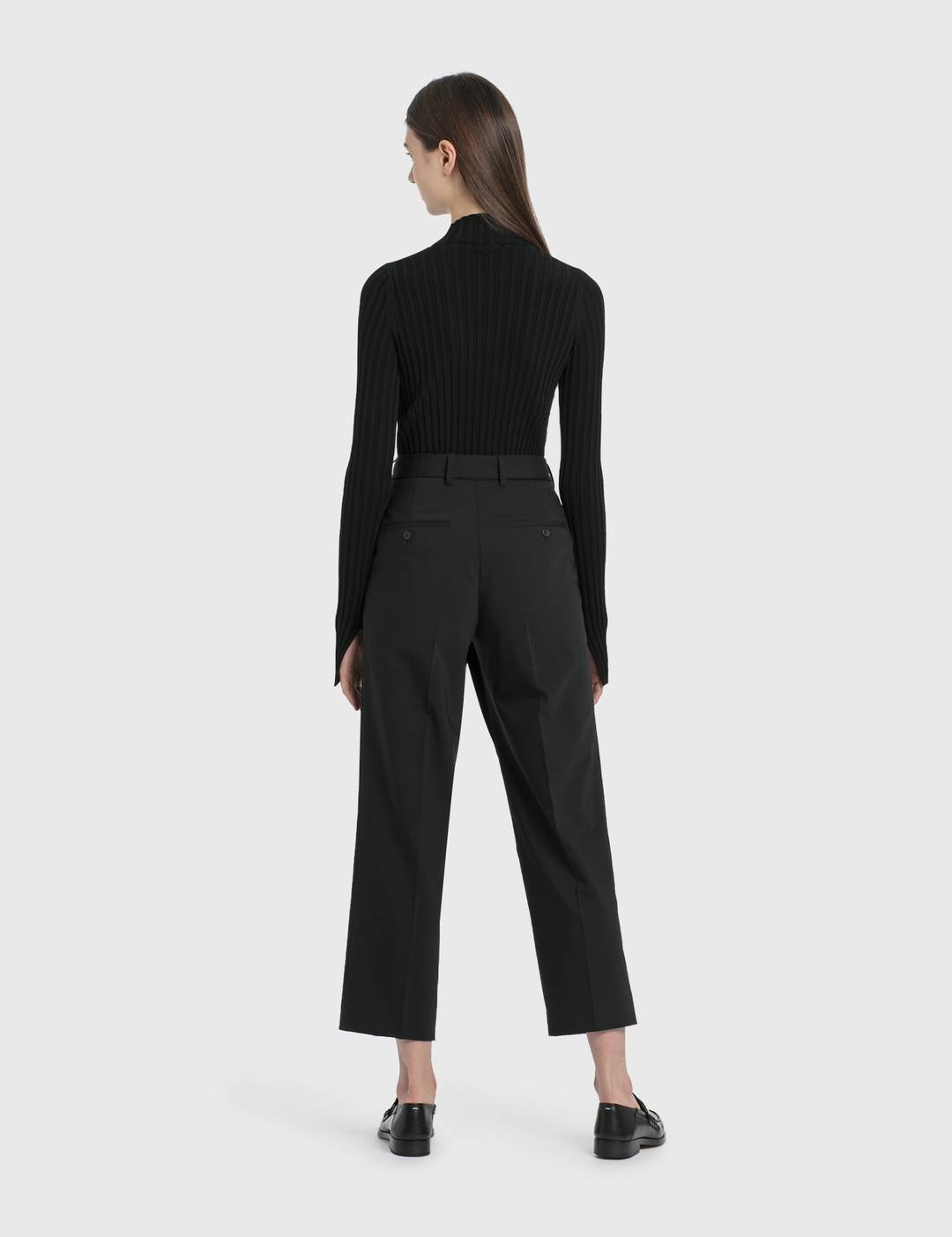 Cropped Wrap Pants - 2