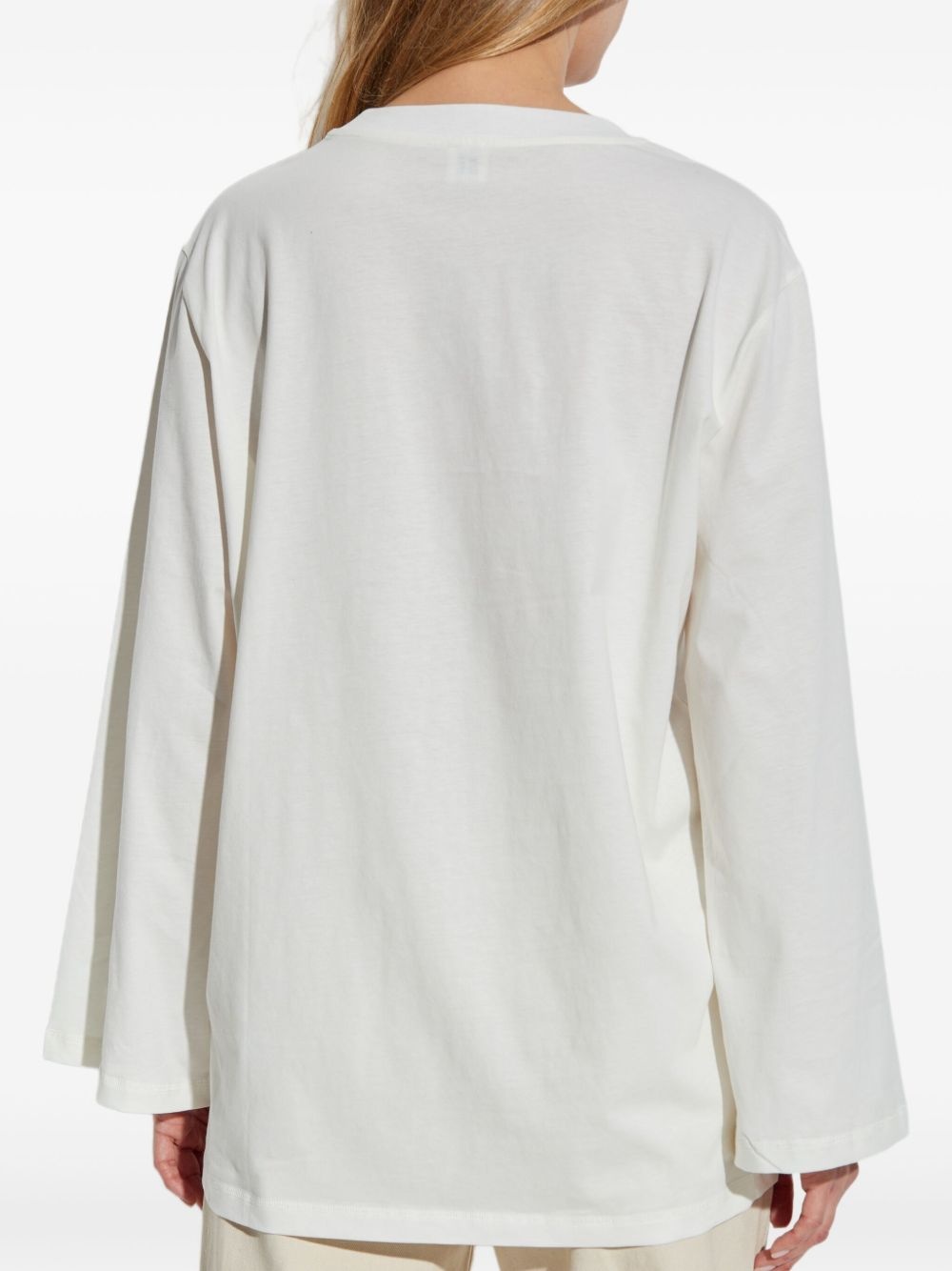 Fayeh long-sleeve pocket T-shirt - 4