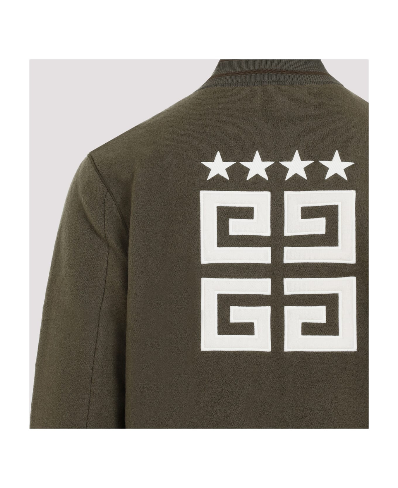 Knitted Varsity Jacket - 5