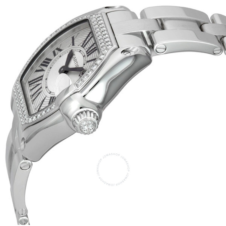 Pre-owned Cartier Roadster Silvered Sunray Dial Ladies Watch WE5002X2 - 2