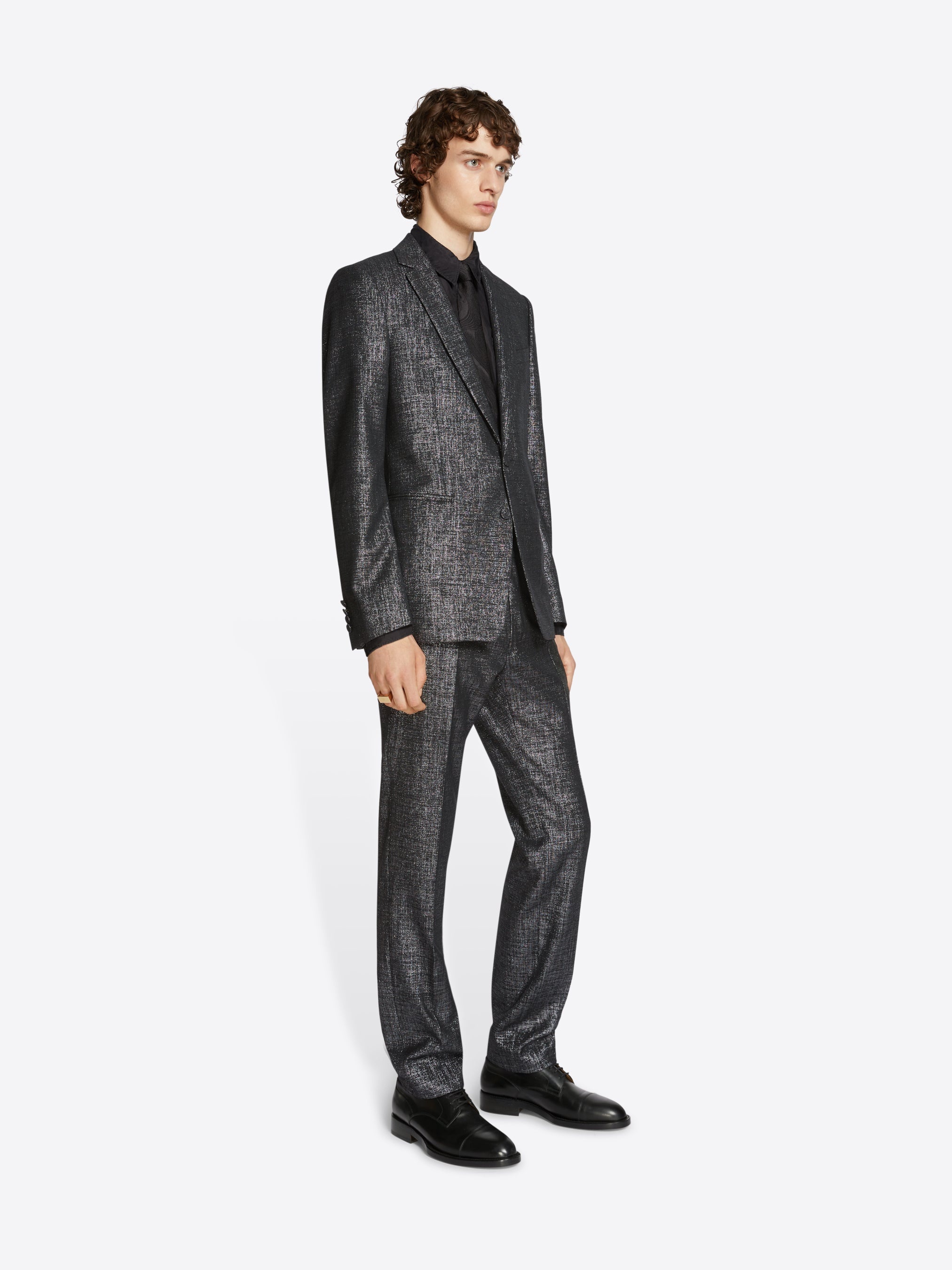 SLIM FIT GLITTER SUIT - 3