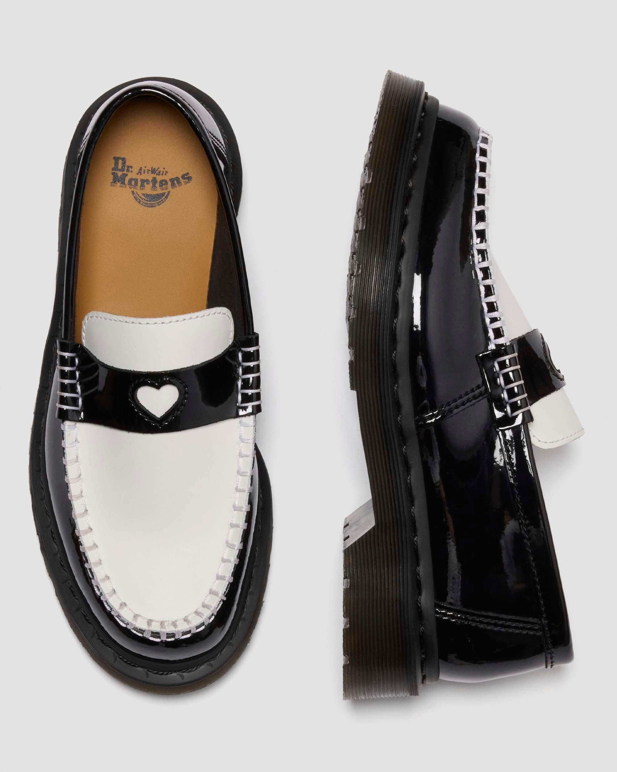 Penton Heart Two-Tone Arcadia Rub Off Leather Loafers - 2