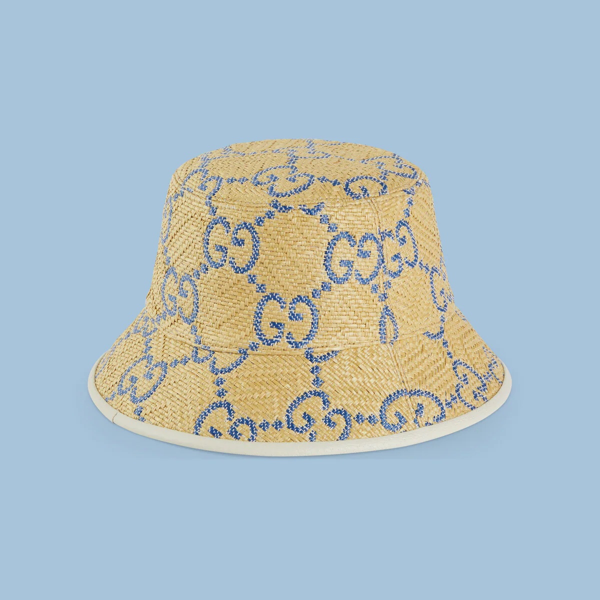GG raffia effect bucket hat - 4