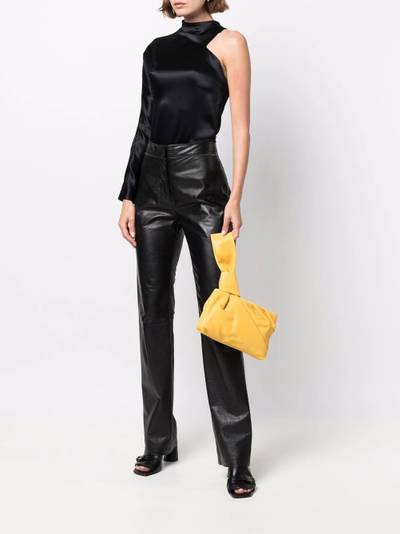 Ambush Nejiri leather clutch outlook