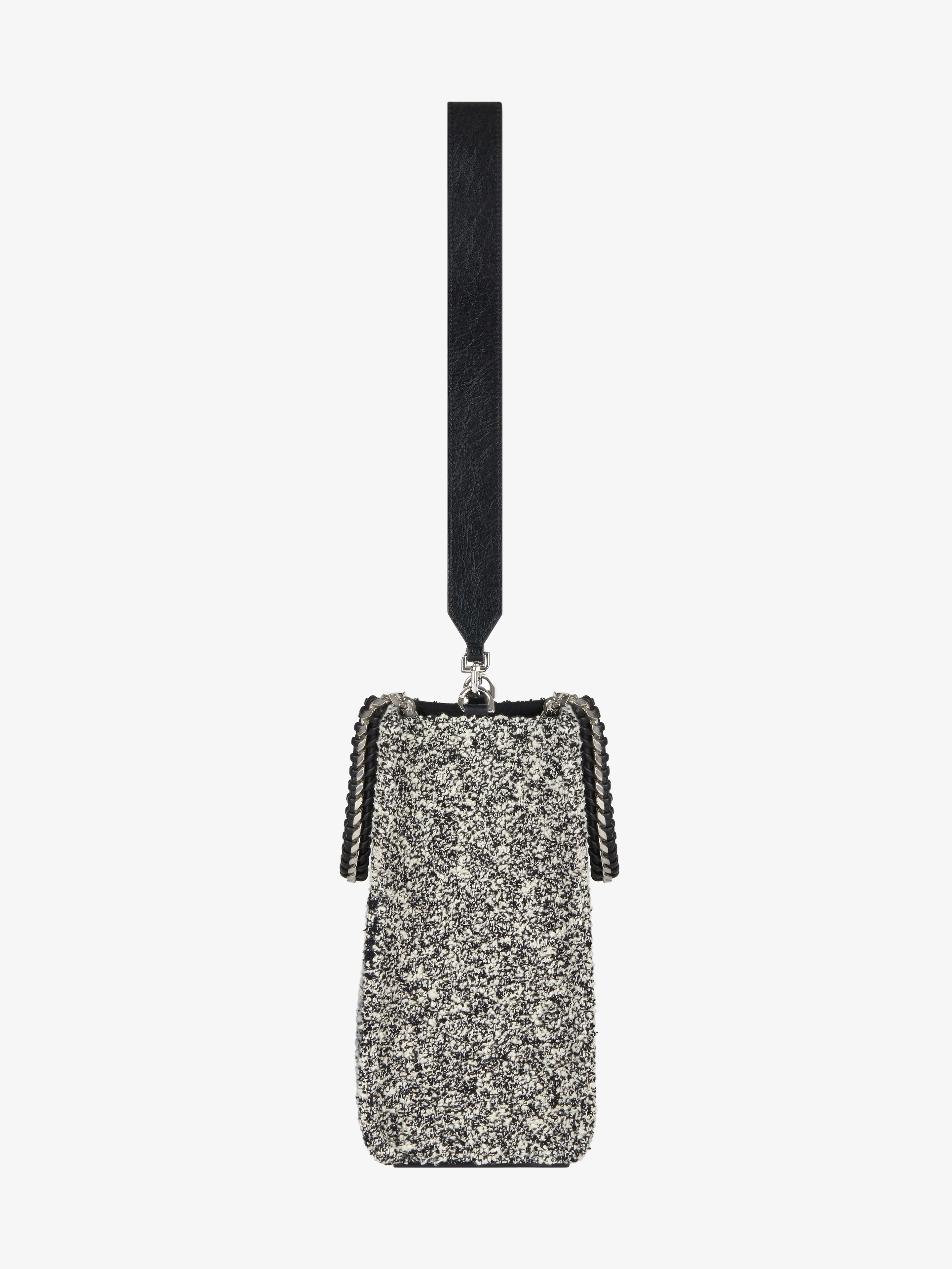 MEDIUM G-TOTE SHOPPING BAG IN 4G TWEED WITH CHAIN - 4