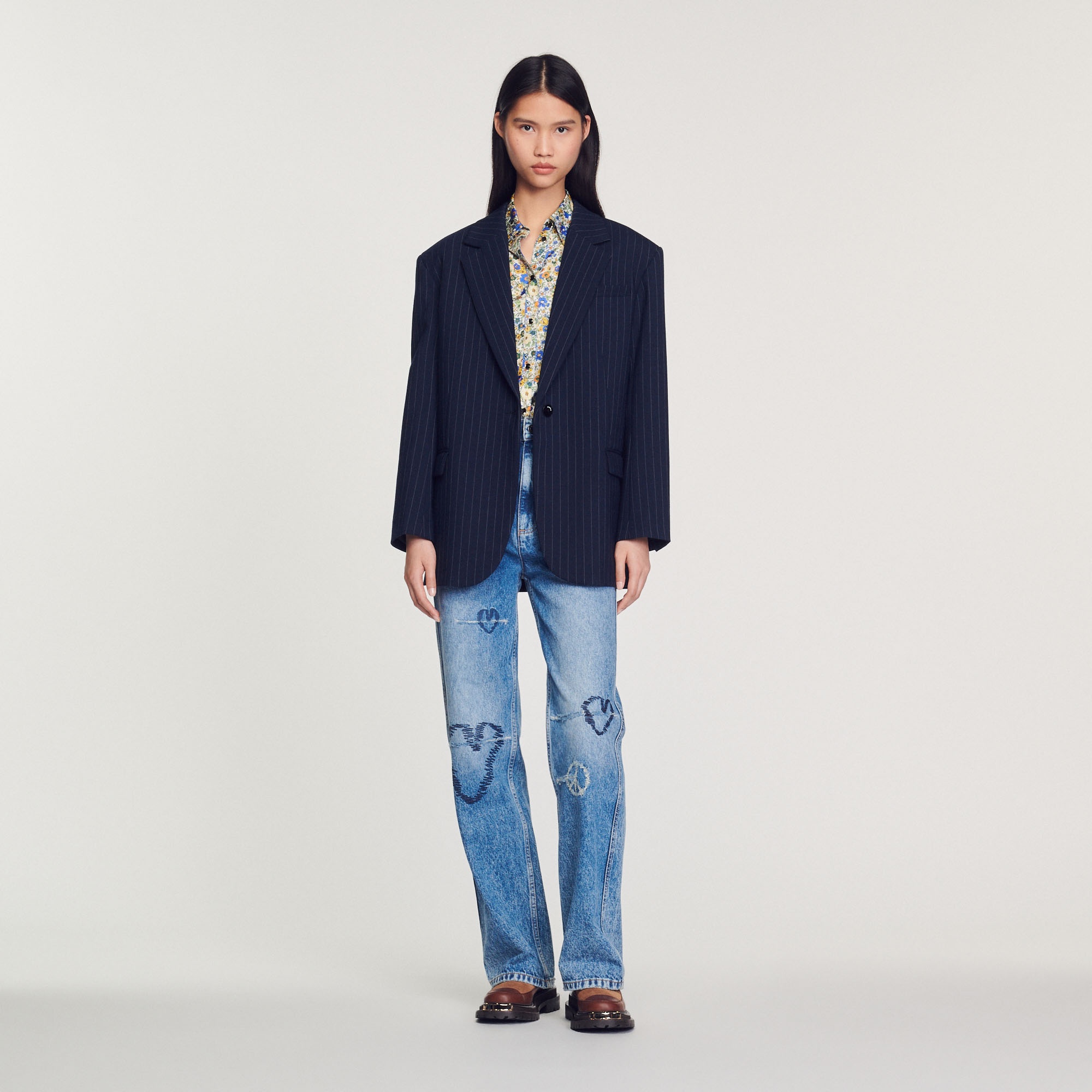 Striped tailored jacket - 3