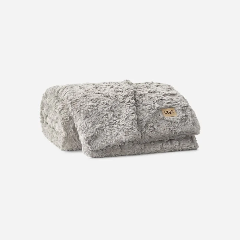 ® Adalee XL Throw 90"x92" Blankets in Seal - 1