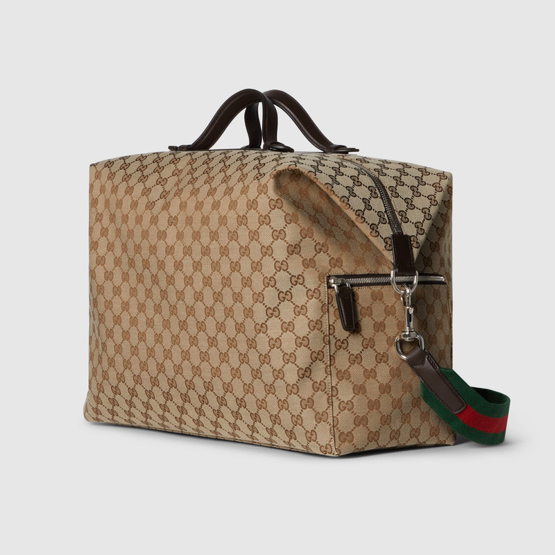 GUCCI Medium GG duffle bag with Web outlook