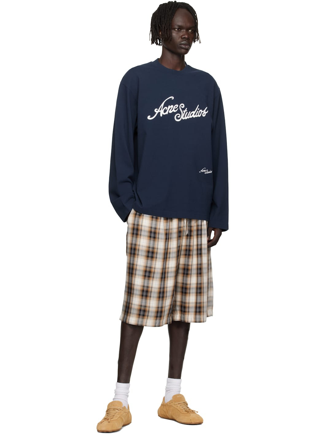 Navy Logo Relaxed Fit T-shirt - 4