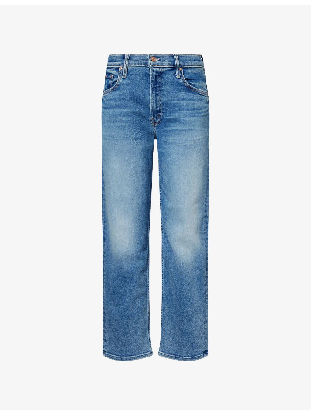 The Newbie Ankle Cotton-Blend Denim Jeans - 1