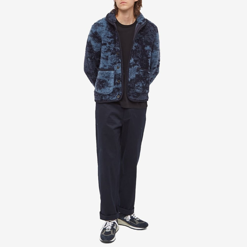 Universal Works Universal Works Space Dyed Fleece Lancaster Jacket outlook