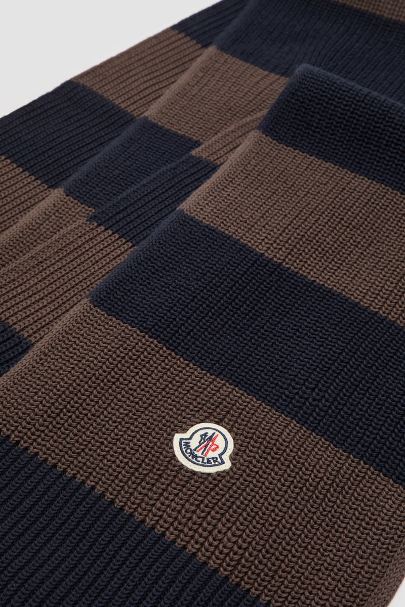 Striped Cotton Scarf 3