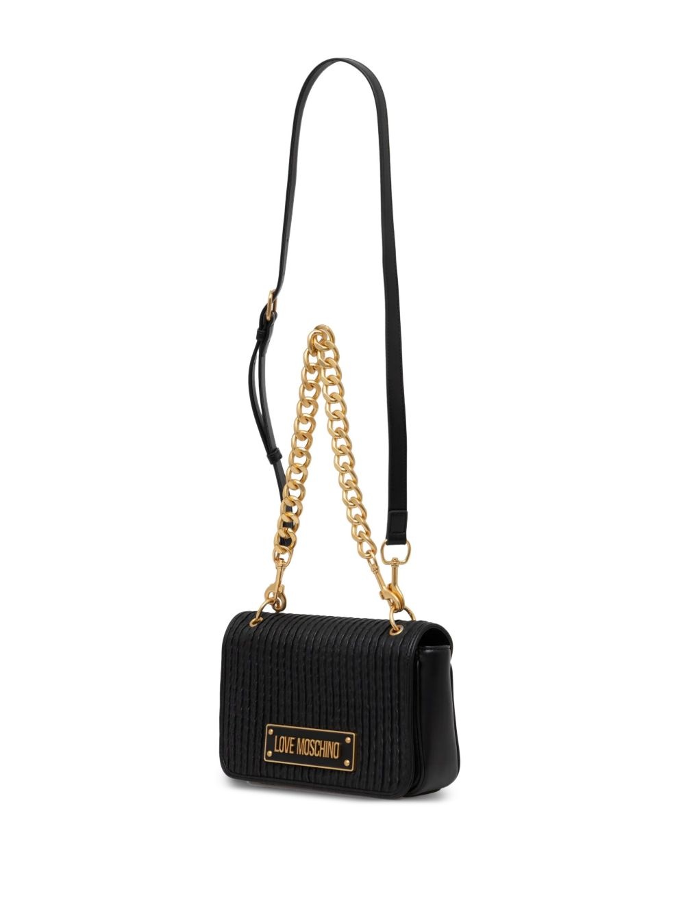 logo-plaque cross body bag - 2