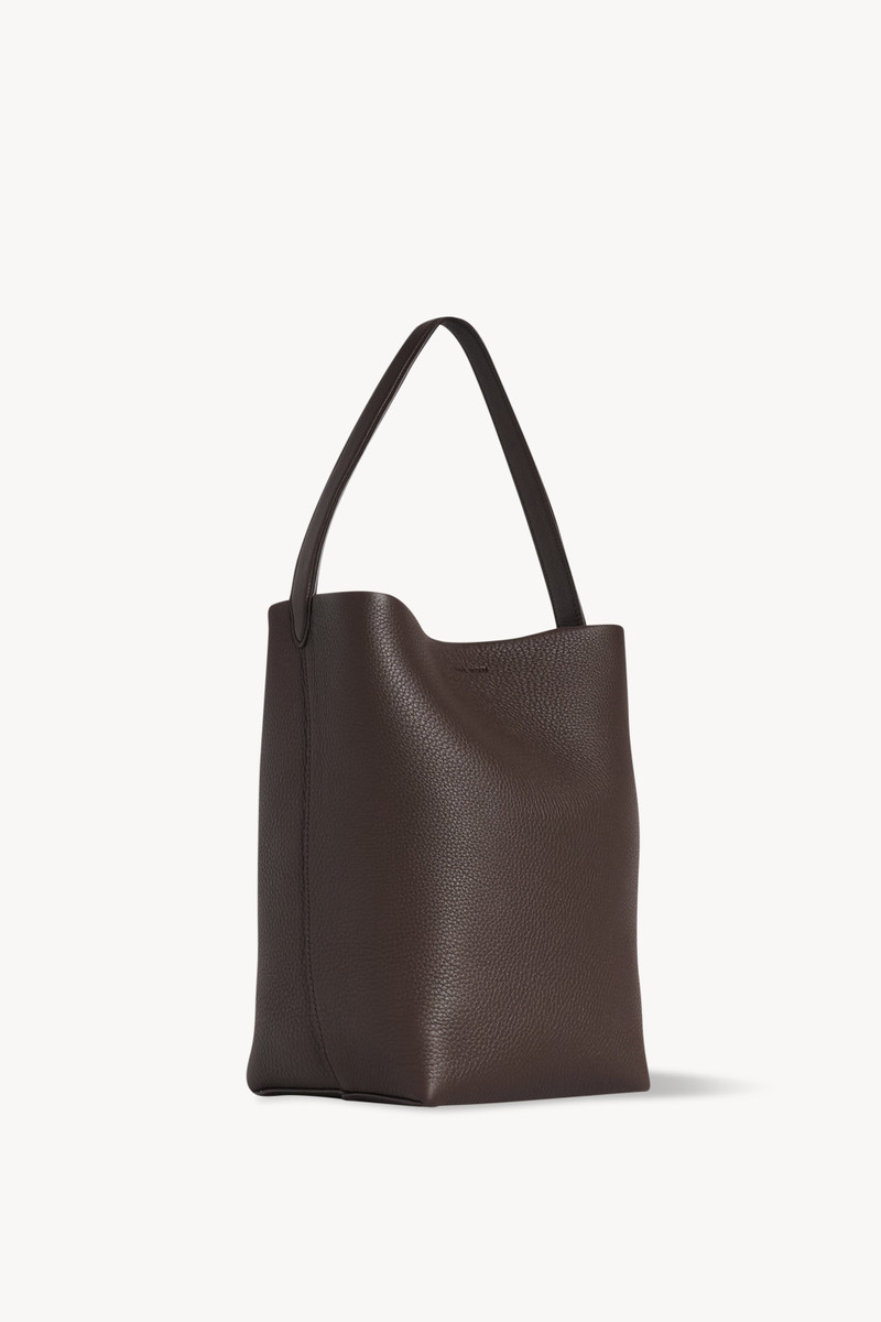 The Row Medium N/S Park Tote Bag in Leather outlook