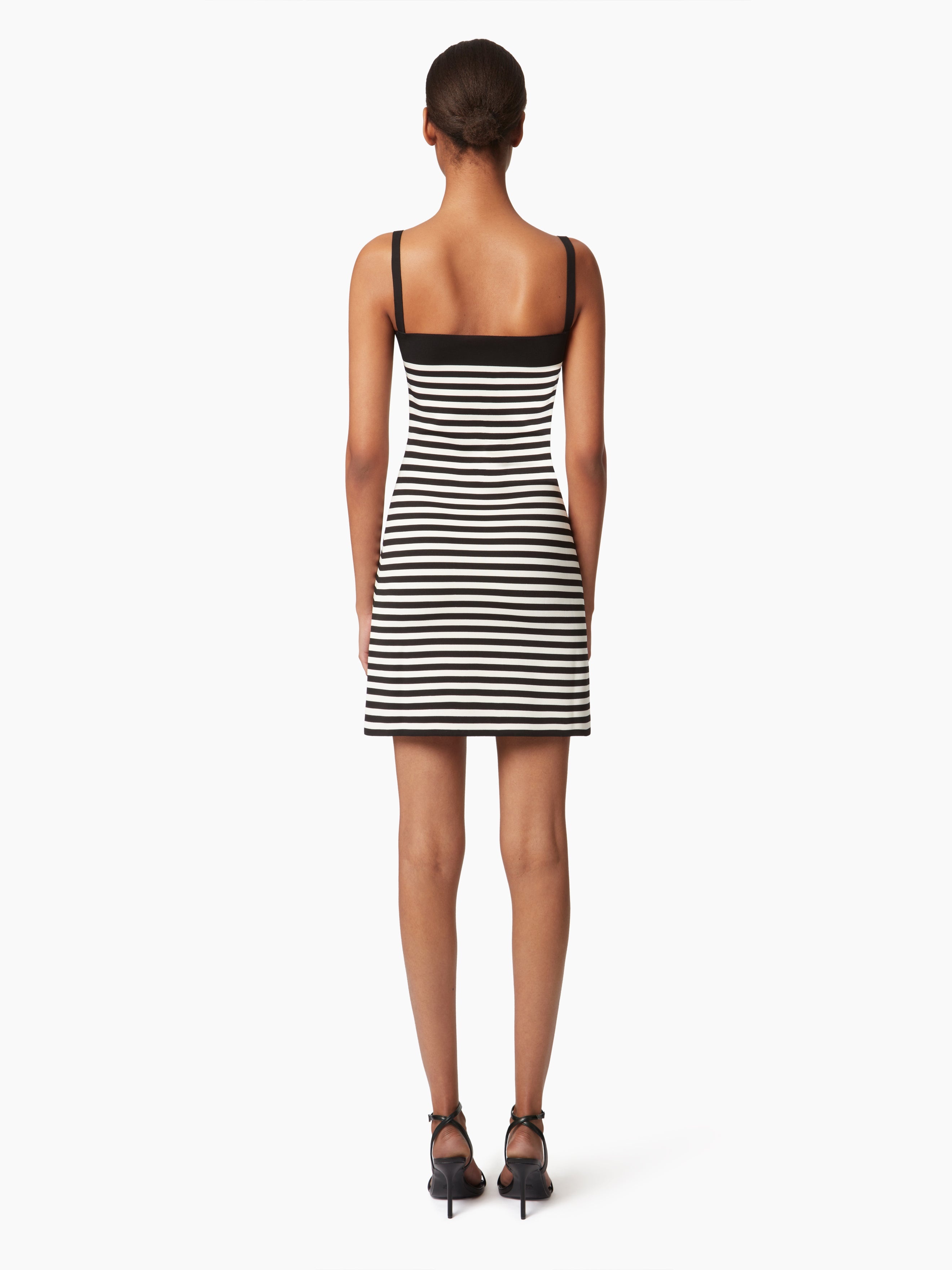 STRIPED KNIT DRESS - 4