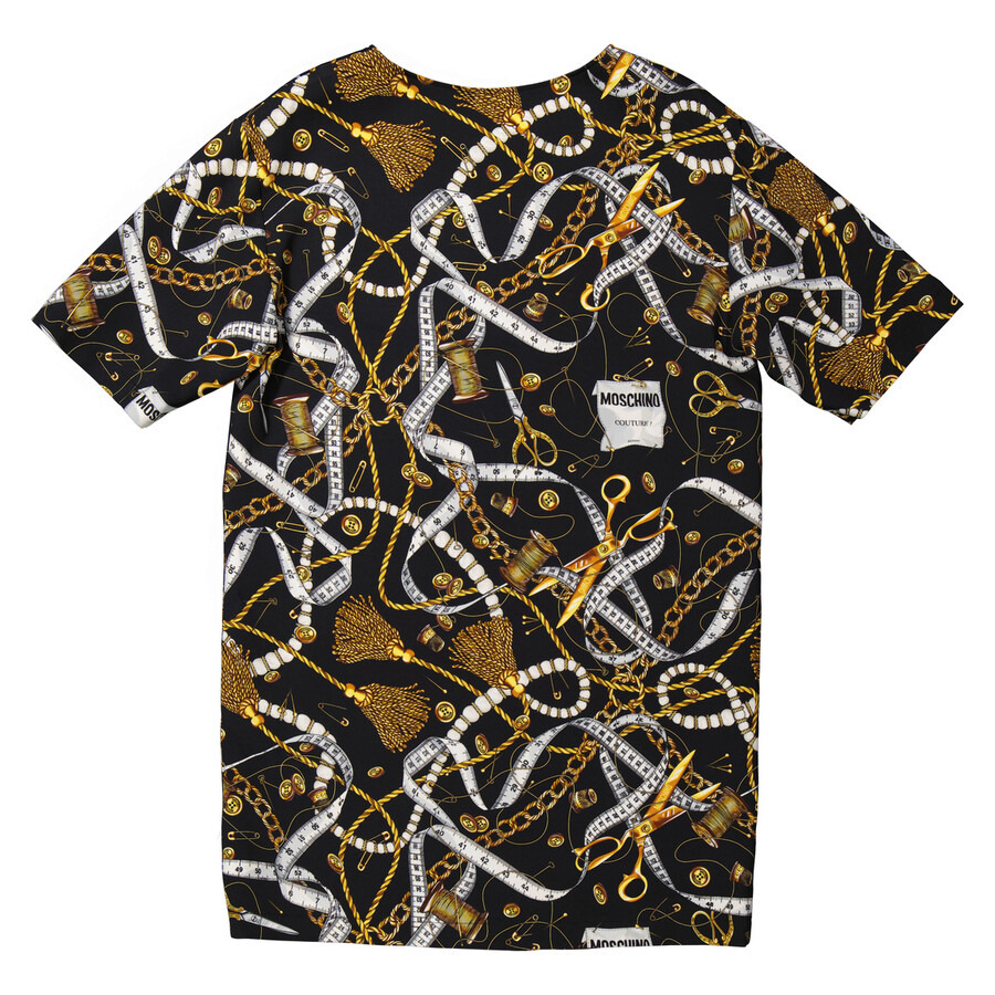 Moschino Allover Sartorial Print Dress - 2