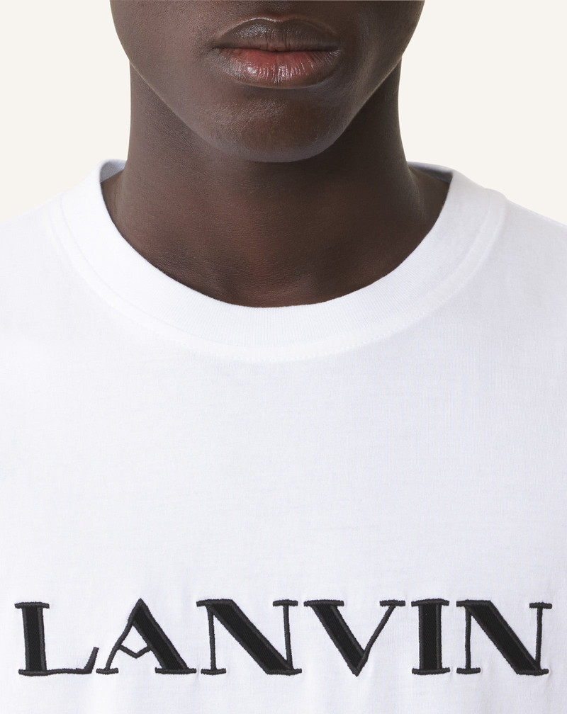 LANVIN EMBROIDERED COTTON T-SHIRT 5