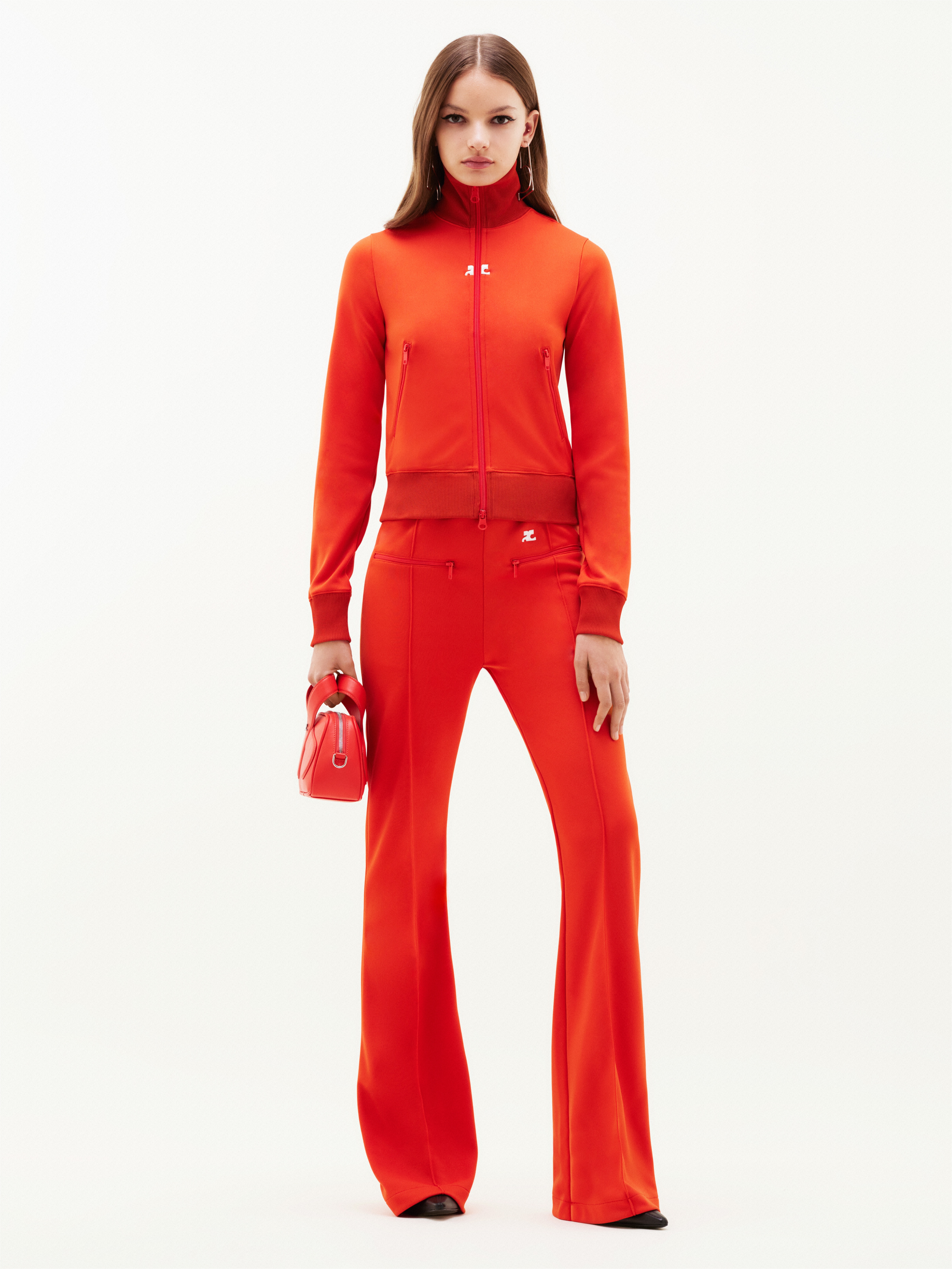PIQUE PANTS WITH ZIP - 2