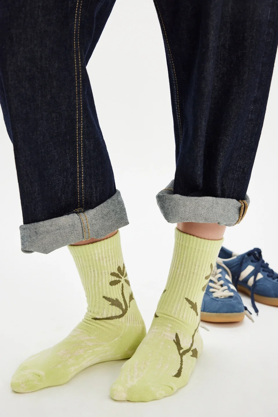 Floral Sky Socks - 1