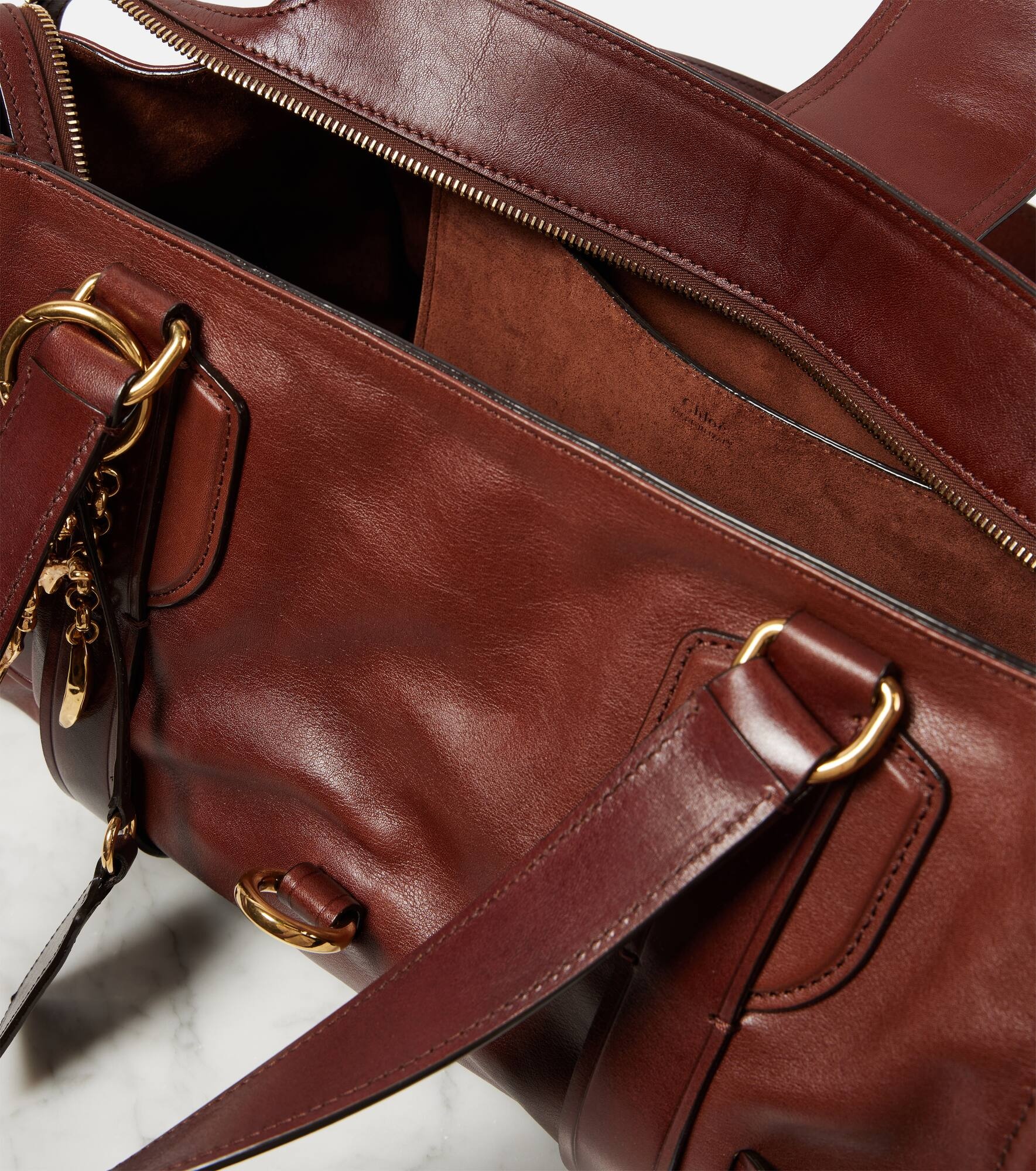 Kerala 25 Large leather tote bag - 3