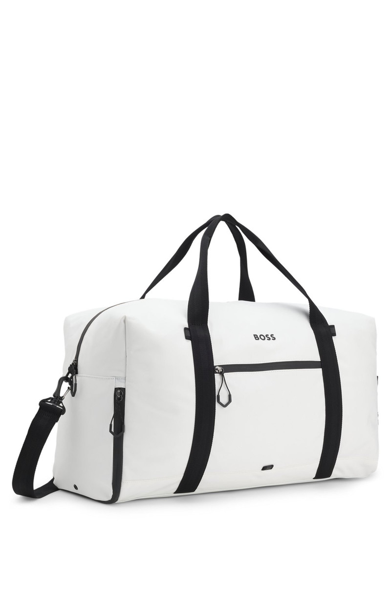 FAUX-LEATHER HOLDALL WITH REFLECTIVE ZIPS 5
