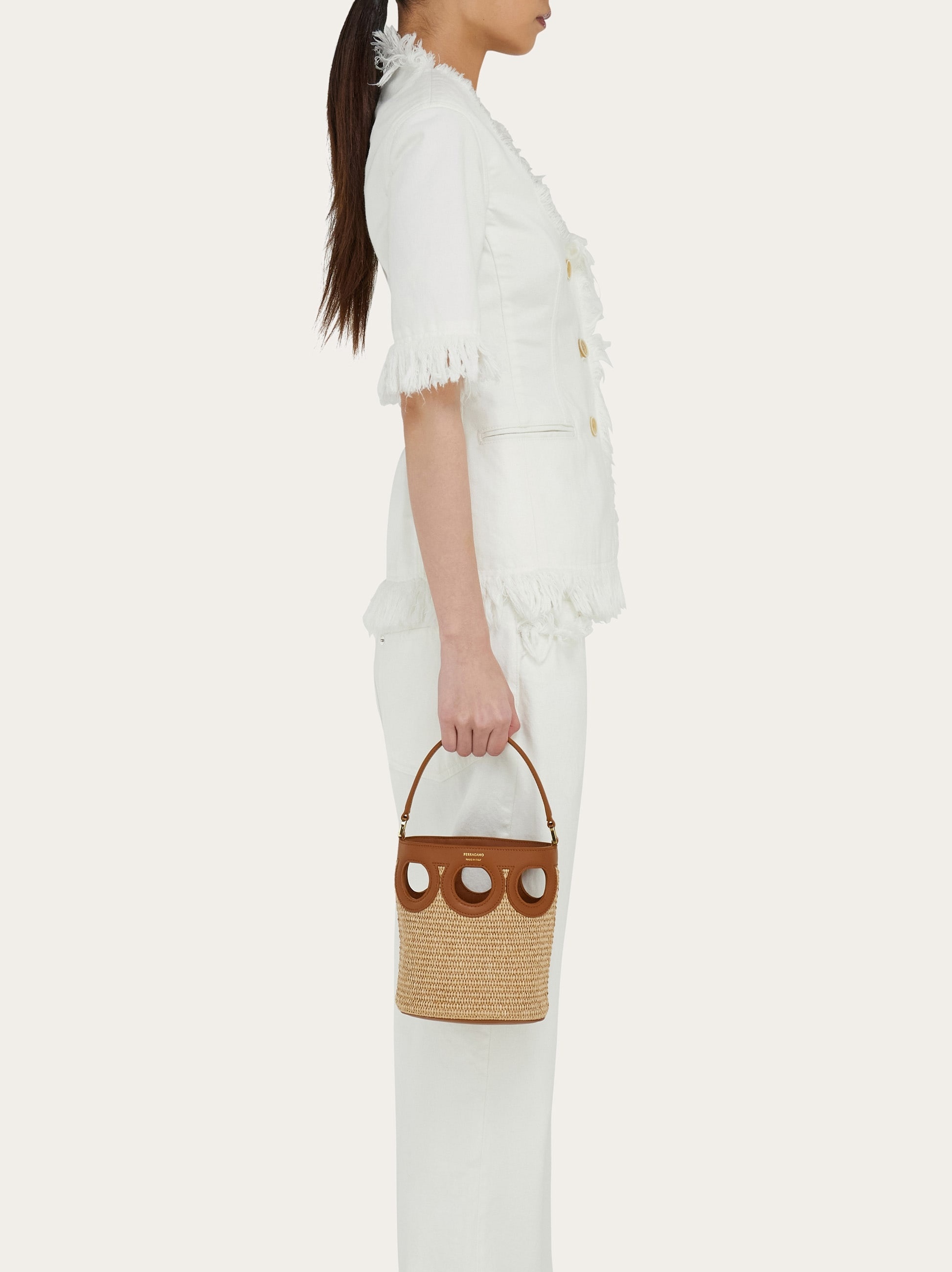 Gancini mini bucket bag - 9