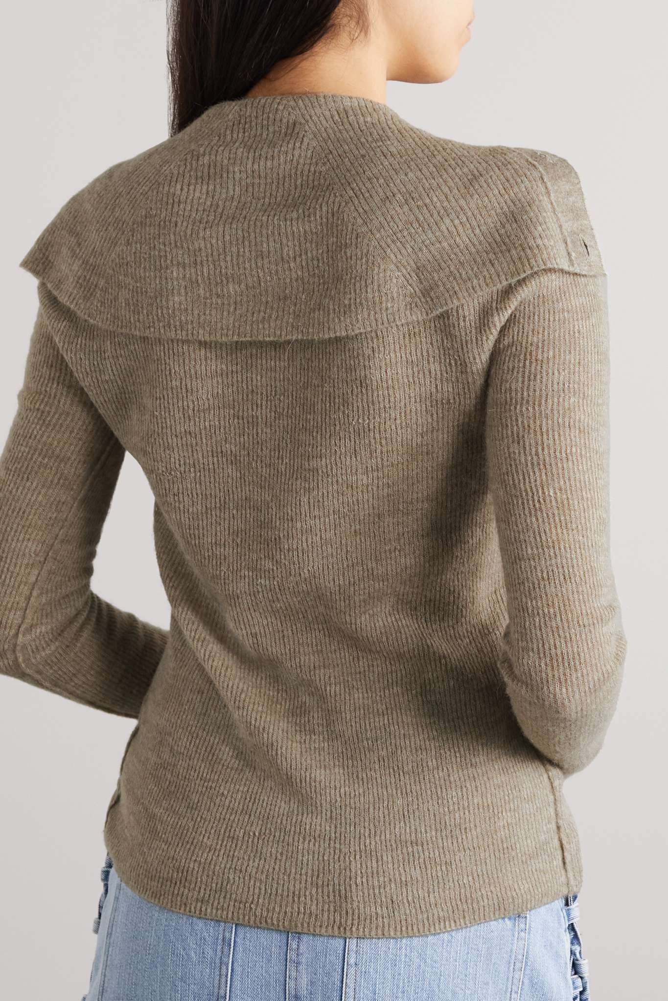 Acne Studios Ribbed-knit cardigan | REVERSIBLE