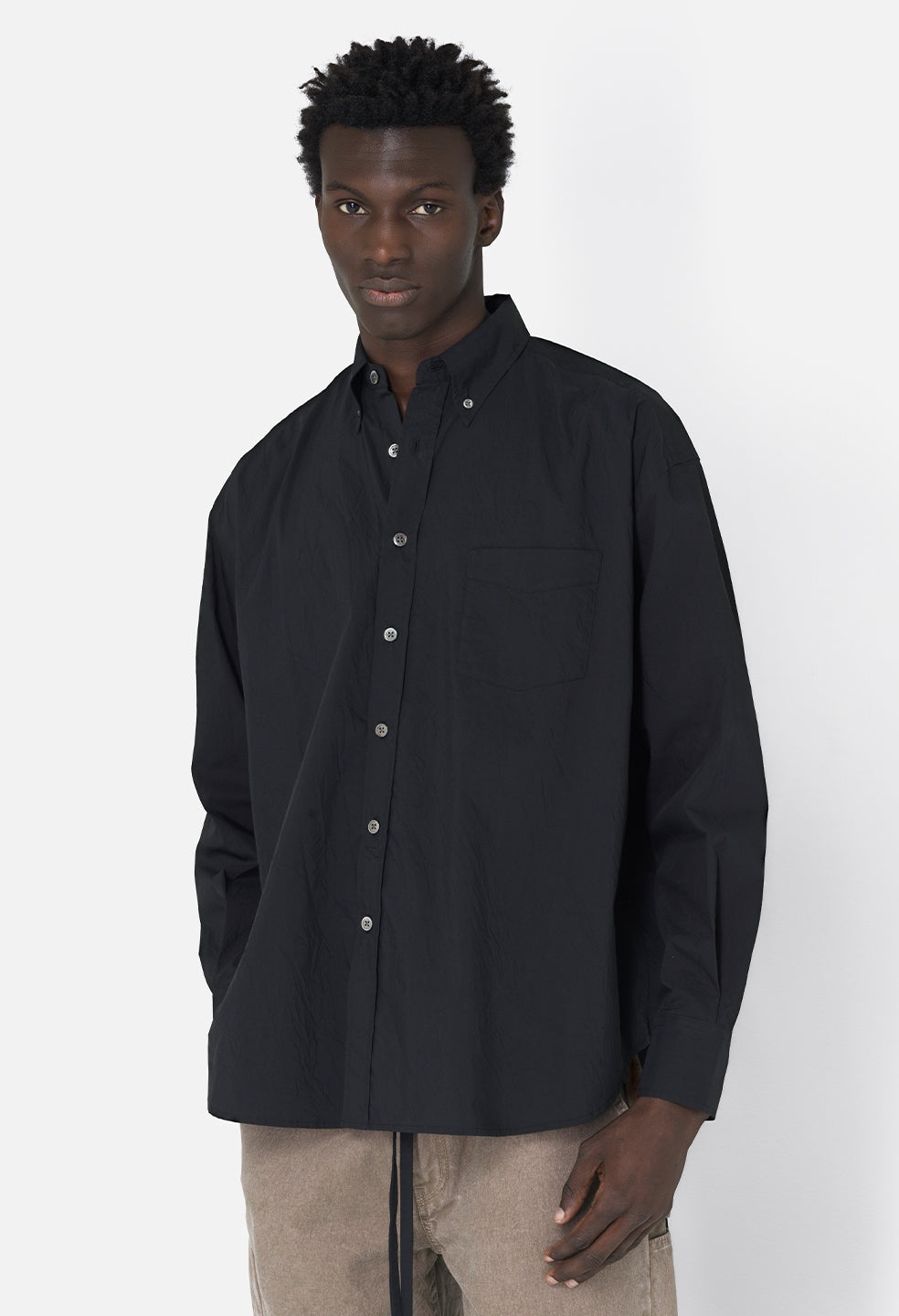 CRINKLED KIMONO SHIRT - 2