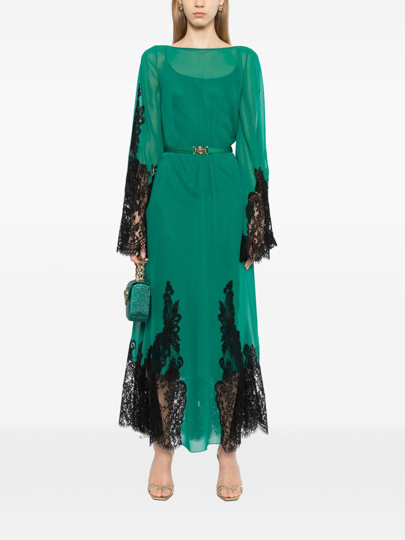 VERSACE georgette maxi dress outlook