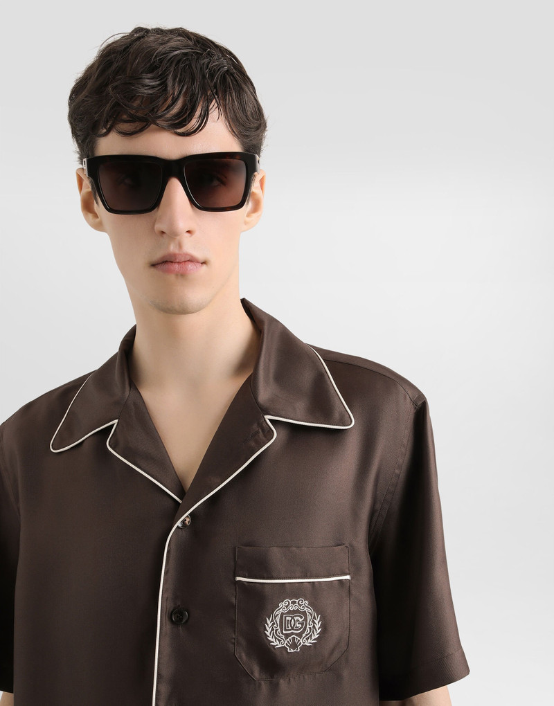 Dolce & Gabbana Hawaii silk twill shirt outlook
