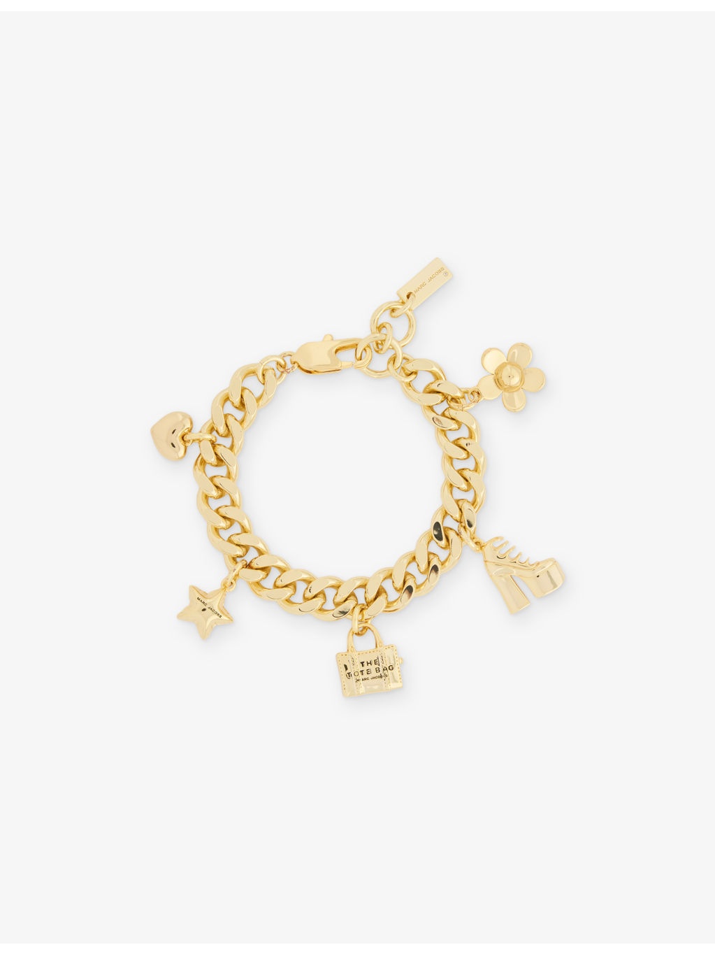 The Mini Icon Charm Gold-Plated Brass Bracelet - 1