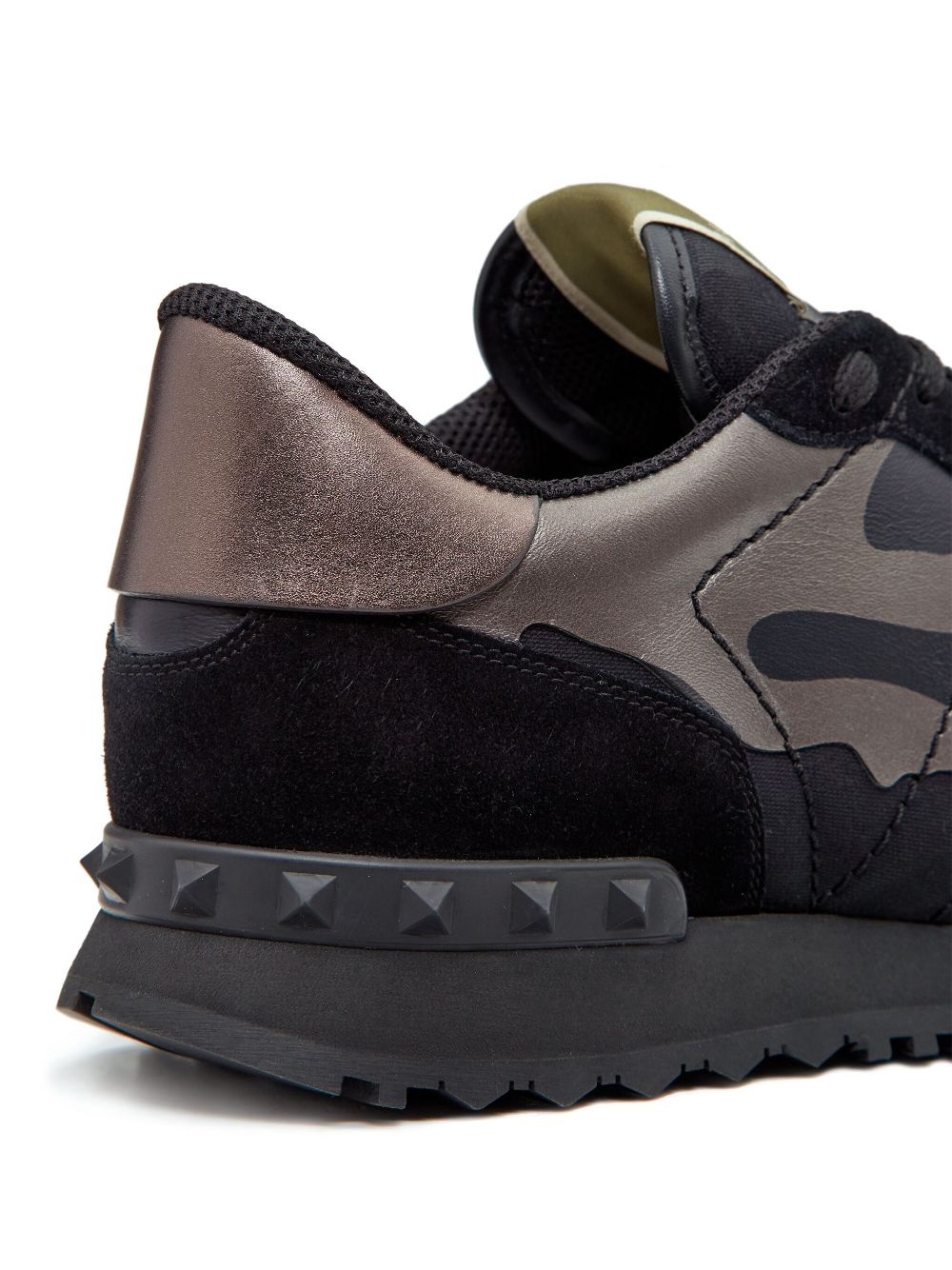 Rockrunner metallic camouflage-print sneakers - 5