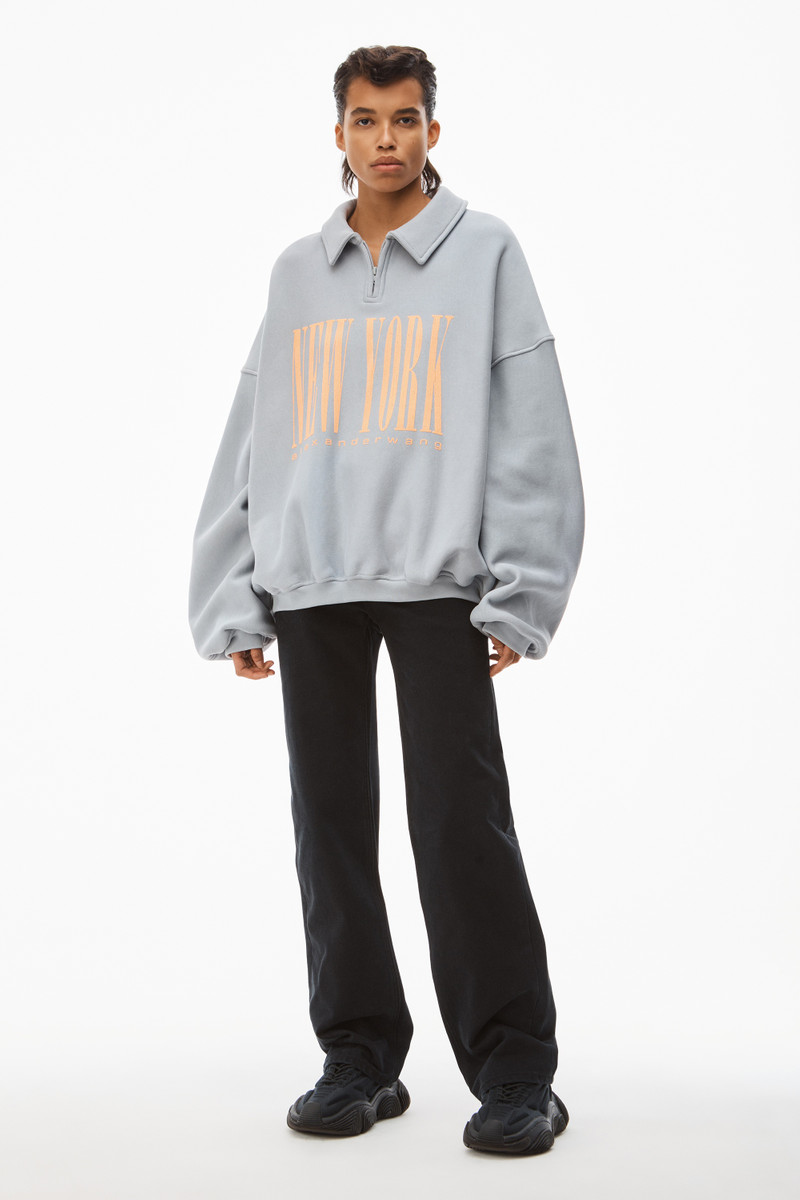 Alexander Wang NY PUFF GRAPHIC SWEATSHIRT IN TERRY outlook