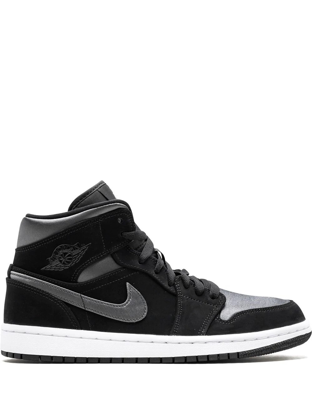 air jordan 1 Mid Se nylon - black/grey - 1