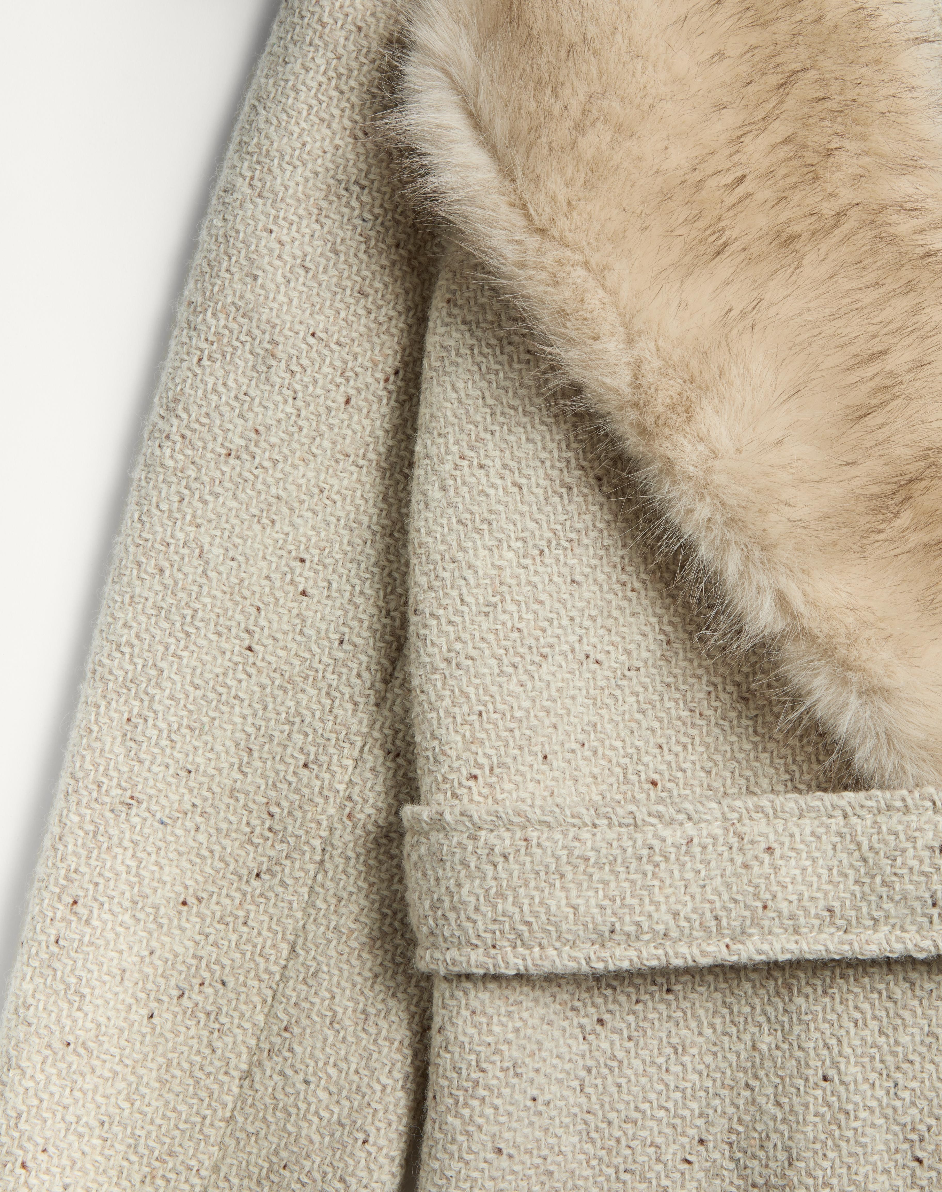 COAT IN TEXTURED COAT - 3