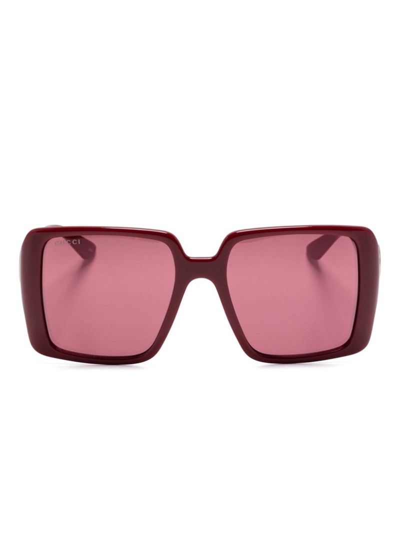 oversize-frame sunglasses 1