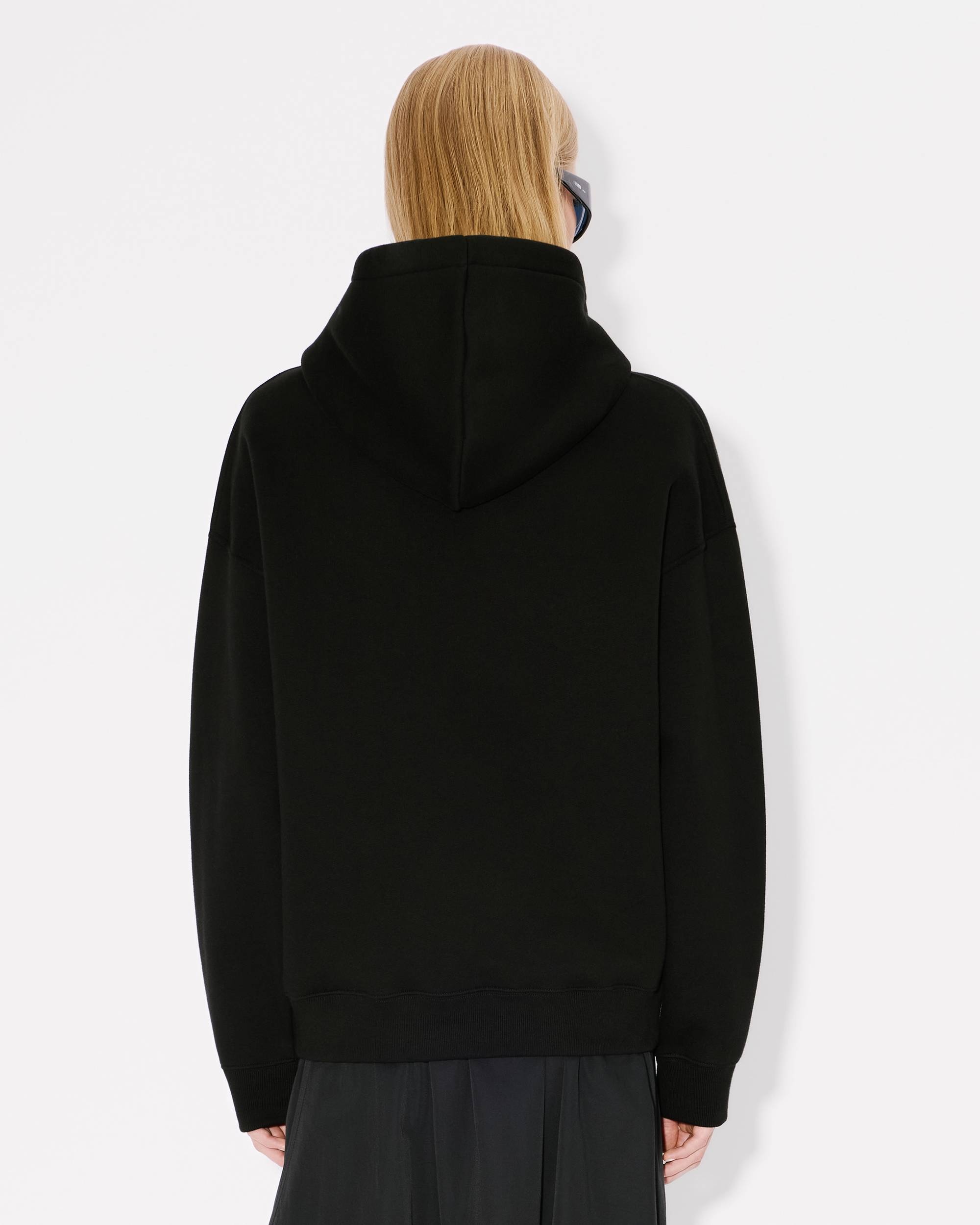 'Boke Flower 2.0' embroidered oversized hoodie in cotton - 4