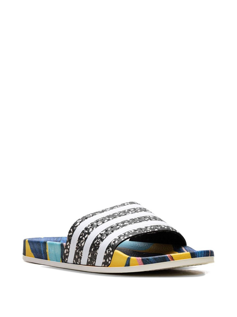 adidas ADILETTE "Black" slides outlook